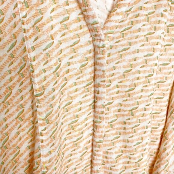 Anthropologie Maeve Lena Yarn Dyed Printed Tunic Top Small - Picture 11 of 15